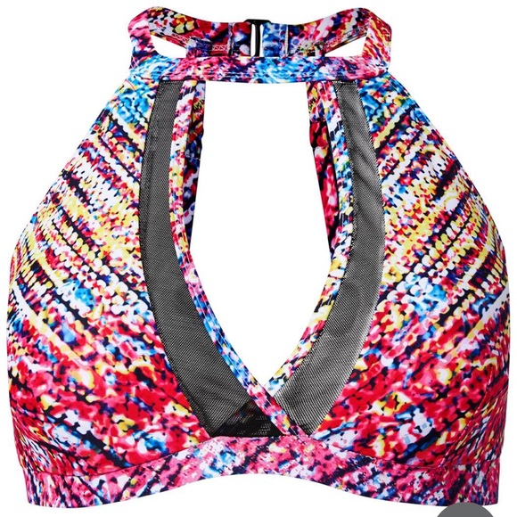 High-Neck Keyhole Bikini Set - Picture 3 of 5